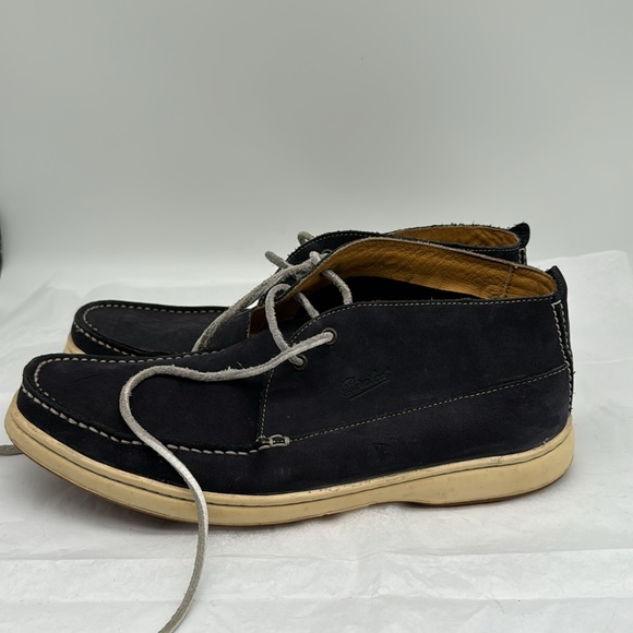 Paraboots navy suede boots 8 1/2 excellent condition - Picture 2 of 6